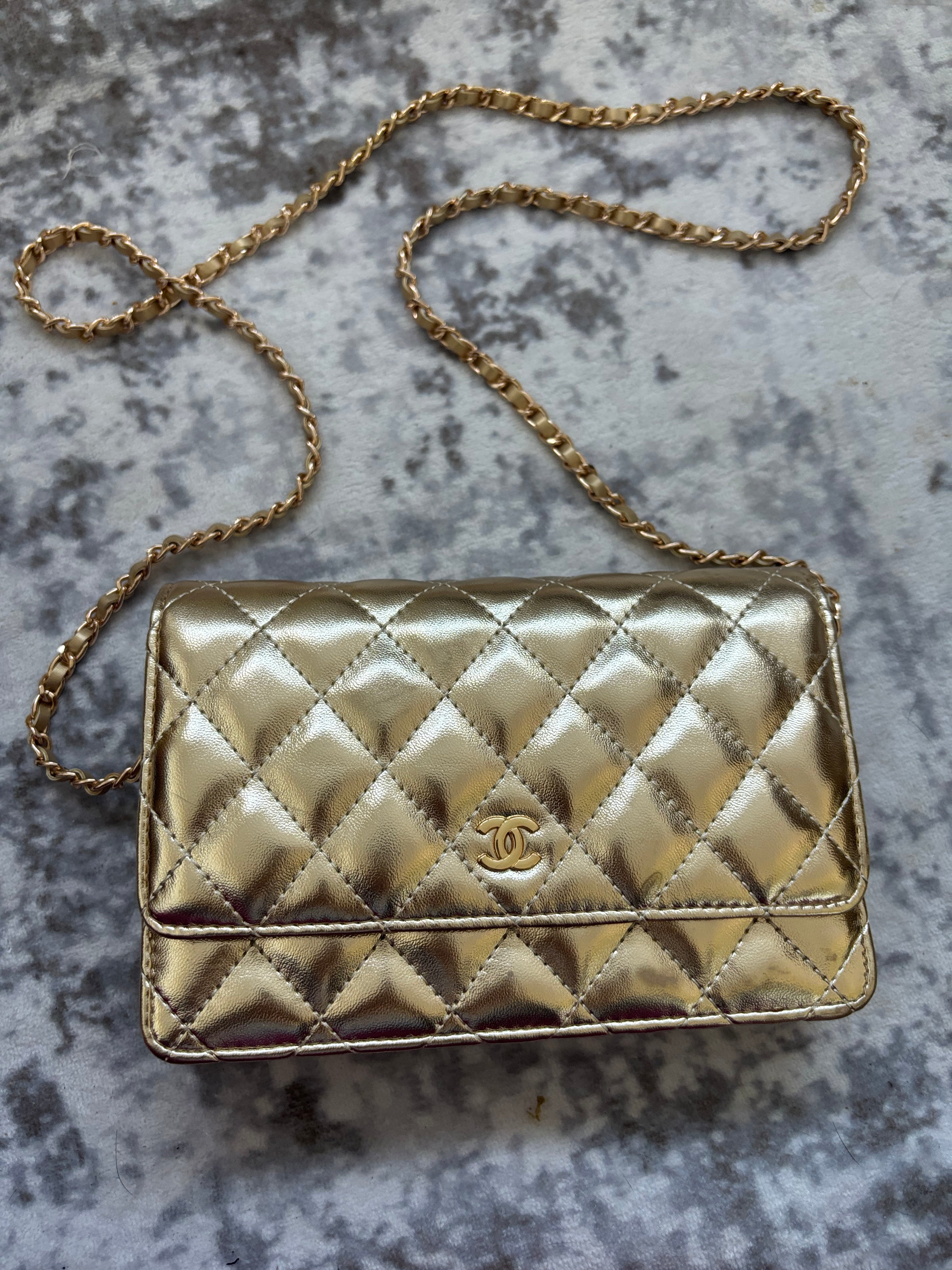 Gold Metallic Bag
