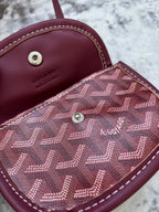 Burgandy G Small Tote