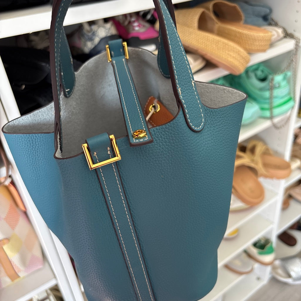 Teal H Bag