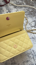 Yellow Chain Bag