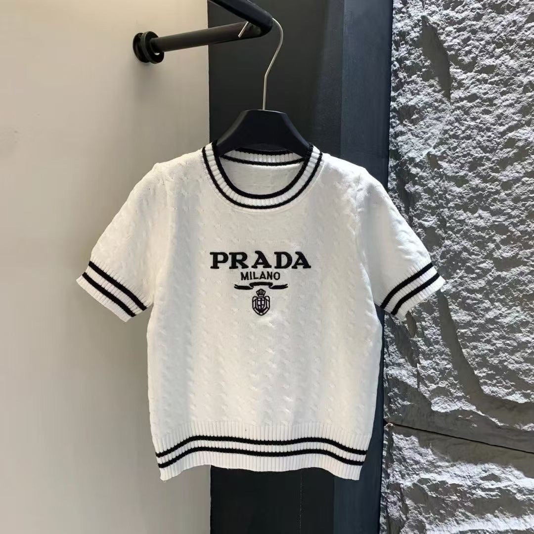 Pre-Order Short Sleeve Knitted Top