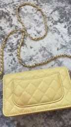 Yellow Chain Bag