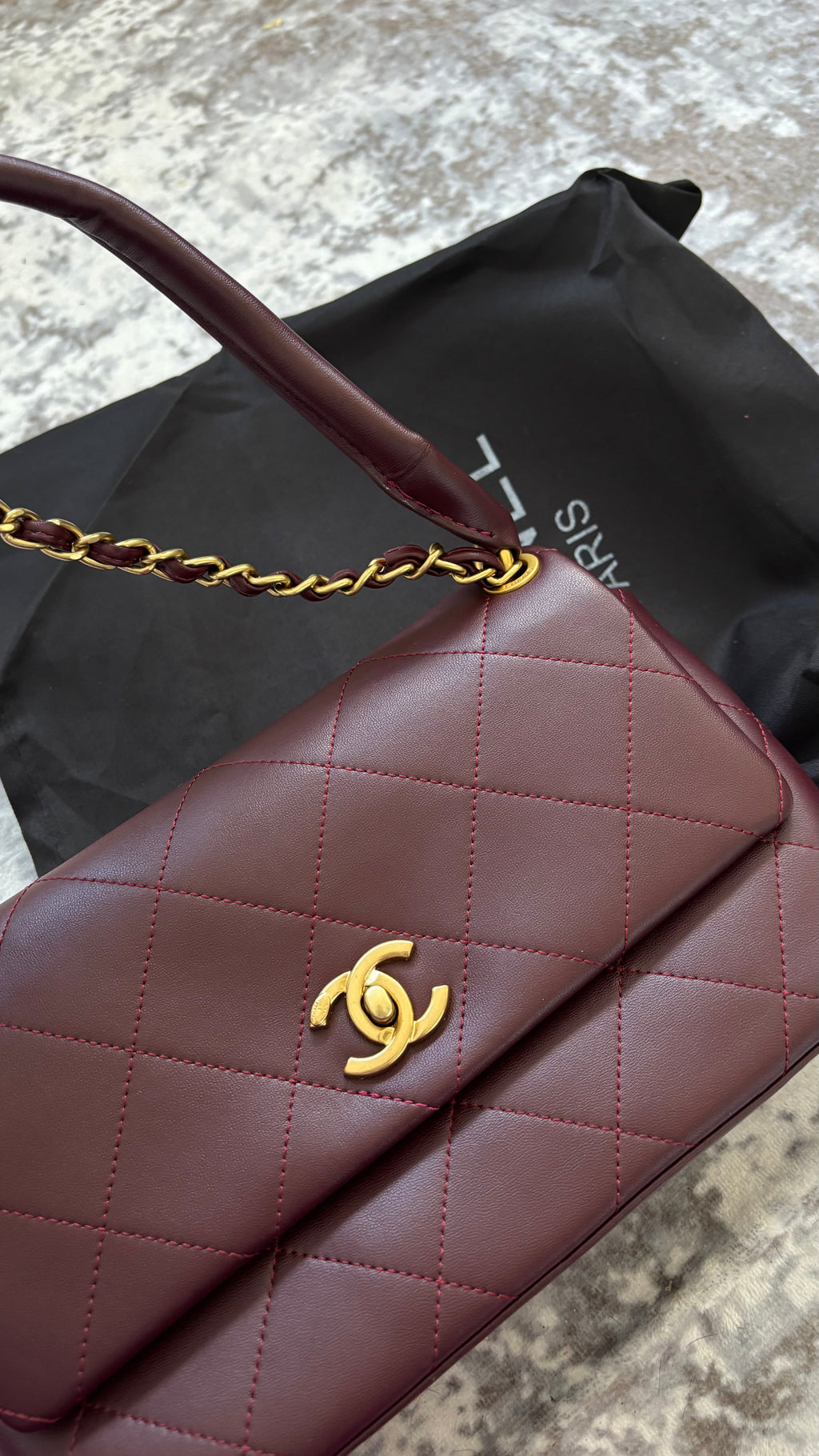 TOP QUALITY! burgandy C bag