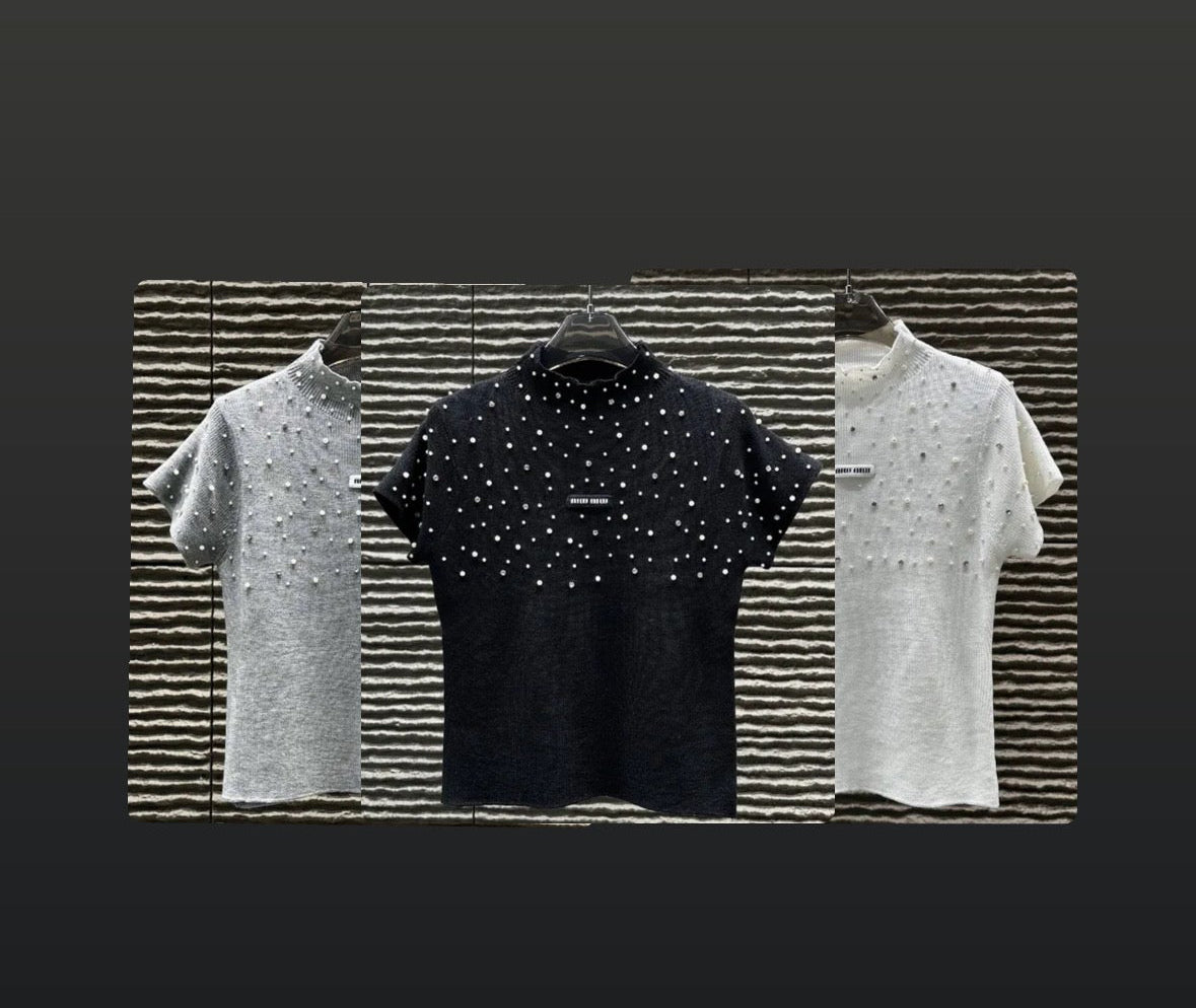 Miu Pearl Tops