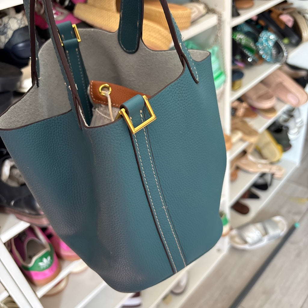 Teal H Bag