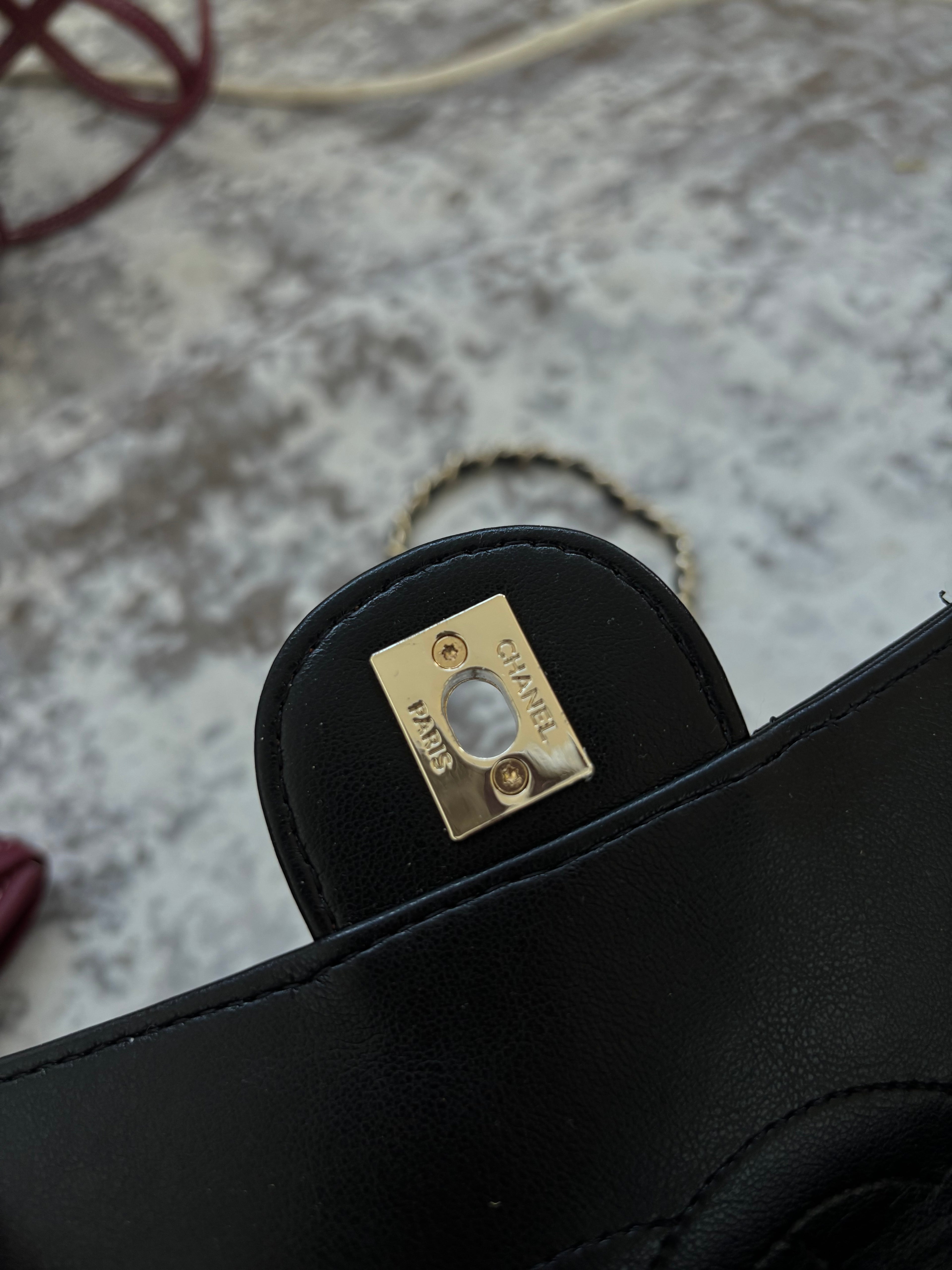 Black Crystal Top Handle C bag