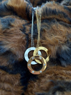 C Round Pendant Necklace