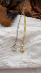 D Rhinestone Necklace
