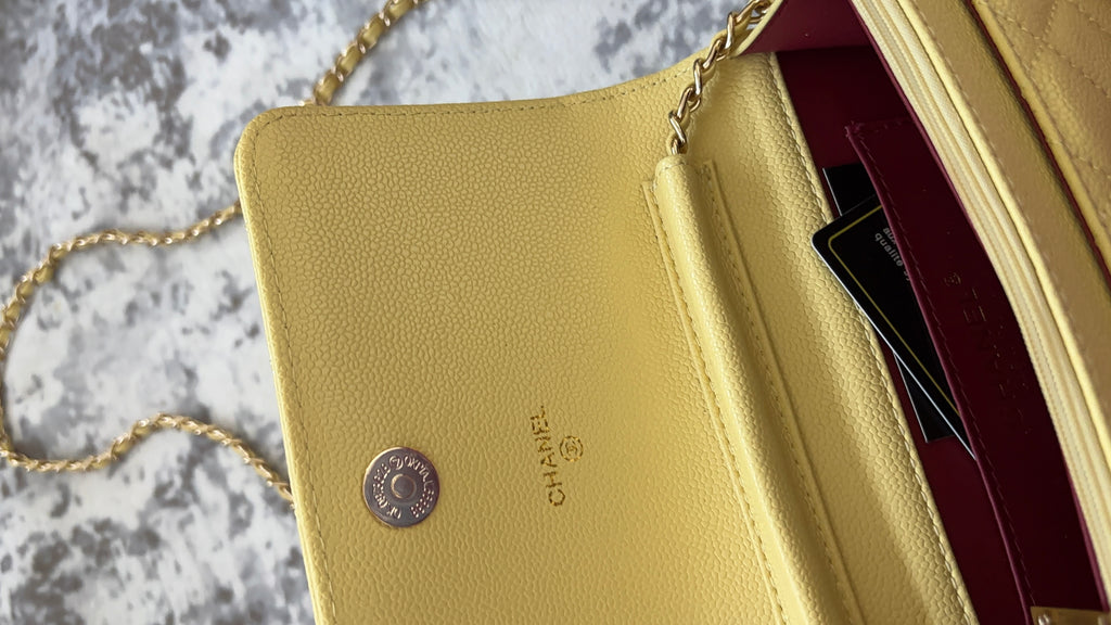 Yellow Chain Bag