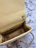 Yellow C Flap Bag