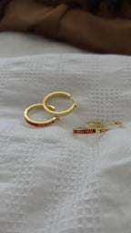 Miu Hoop Earrings
