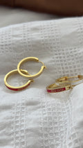 Miu Hoop Earrings