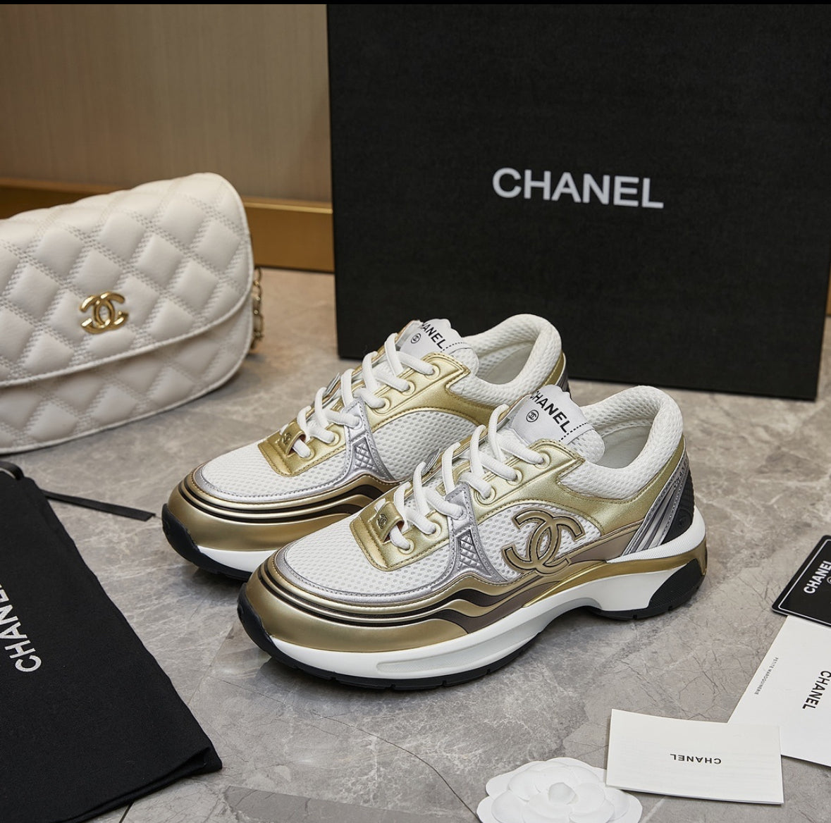 Pre-Order C Metallic Trainers