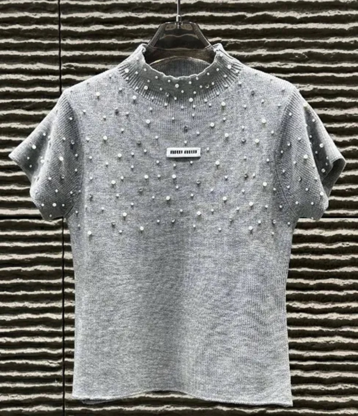 Miu Pearl Tops