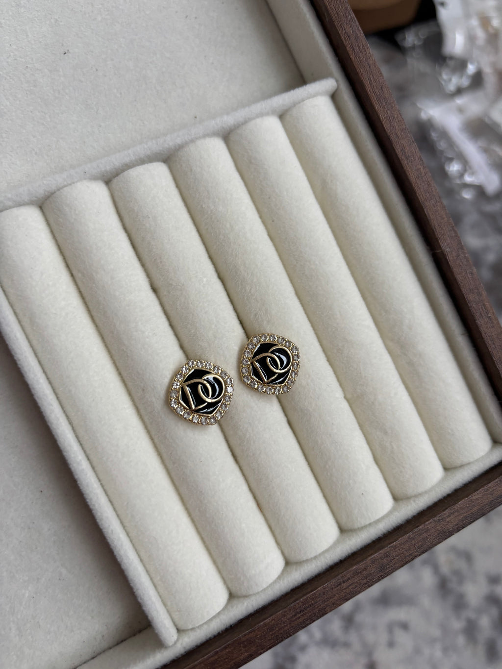 Black Diamond Earrings