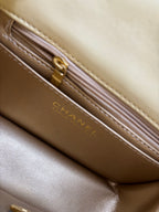 Yellow C Flap Bag