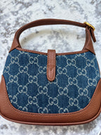 TOP QUALITY! Blue Denim G bag