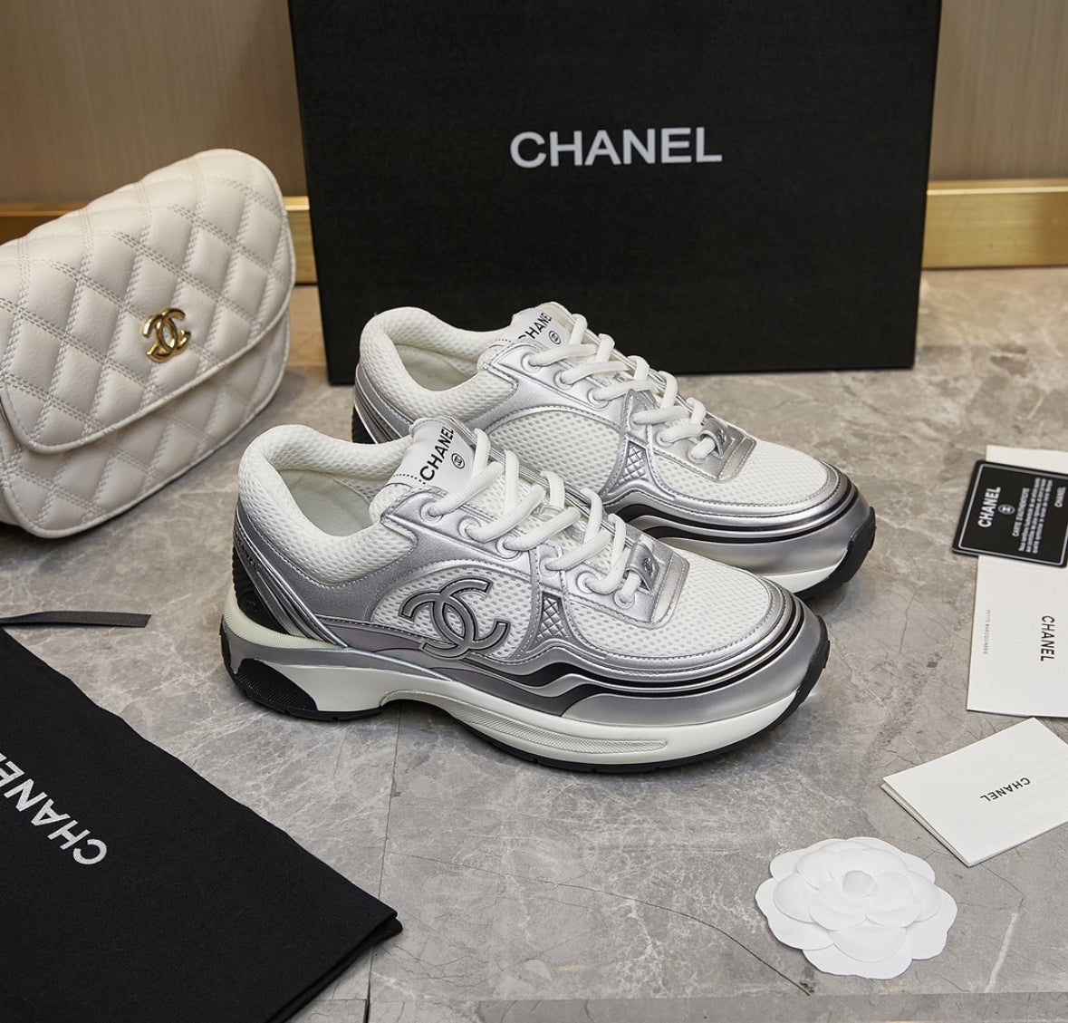 Pre-Order C Metallic Trainers